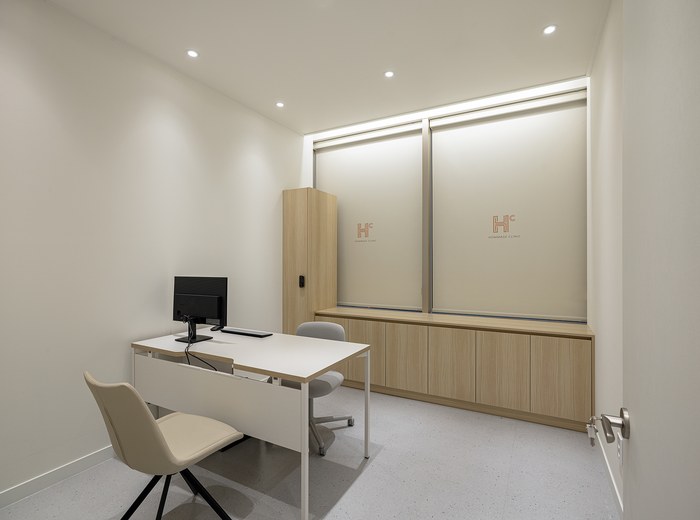 Consultation room at HOMMAGE Clinic, Seoul
